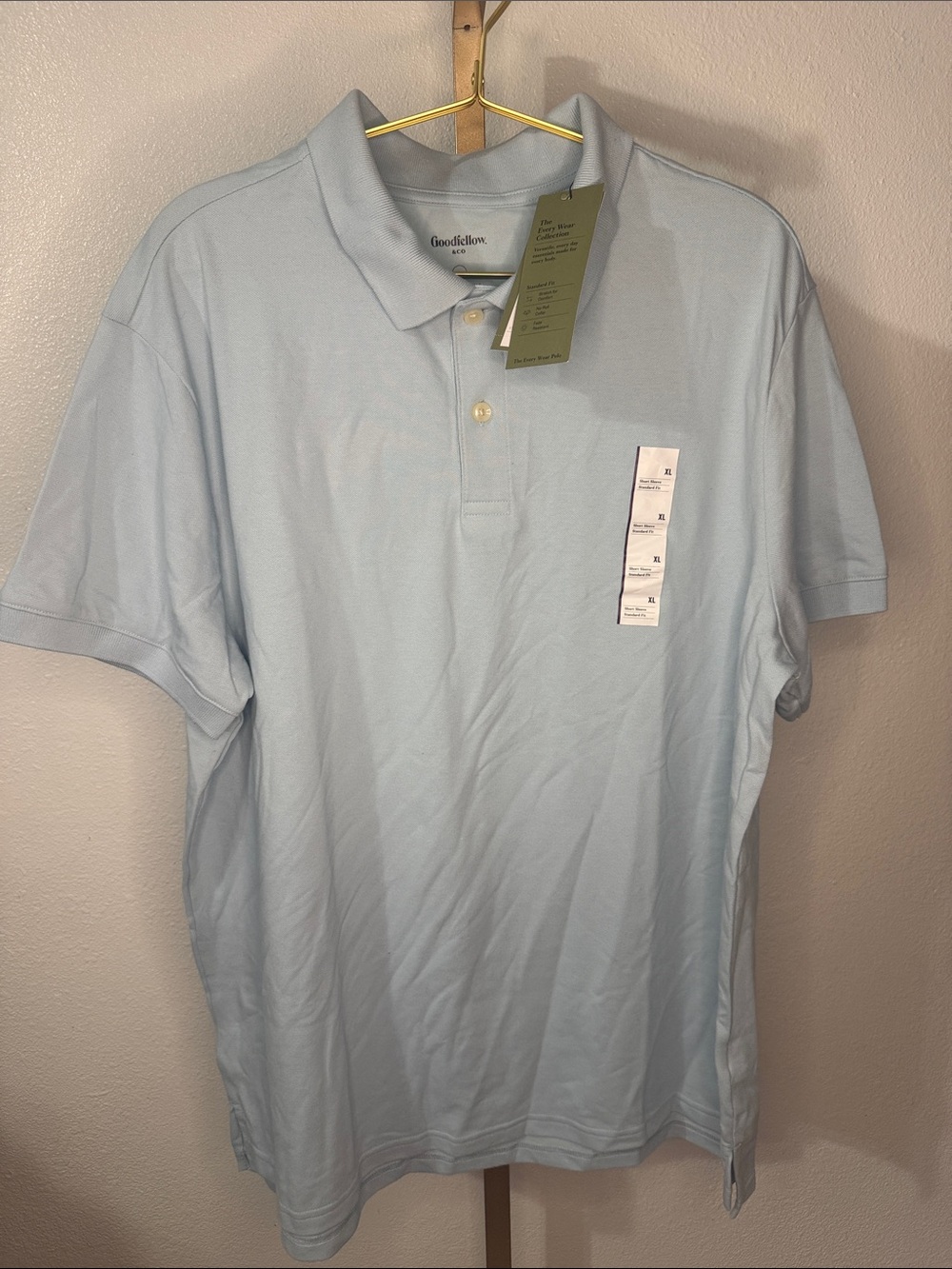 Goodfellow & Co Light Blue Men's Polo Shirt